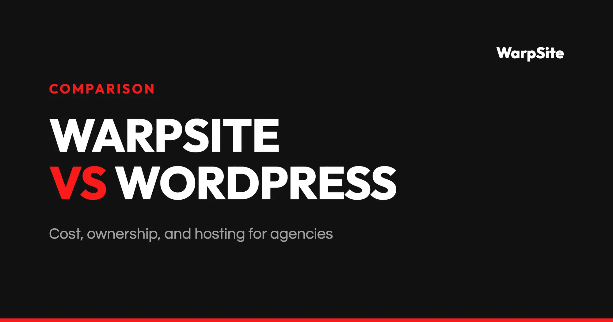 WarpSites vs WordPress